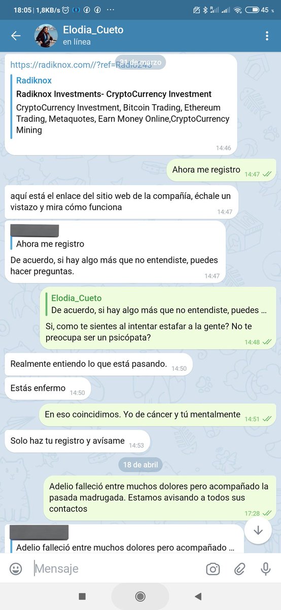 albertdb's tweet photo. @vistoenlasredes Ya hasta a los enfermos terminales y a los muertos pretenden estafar. La empresa ni existe, los malnacidos sí. https://t.co/slIyYkvkky