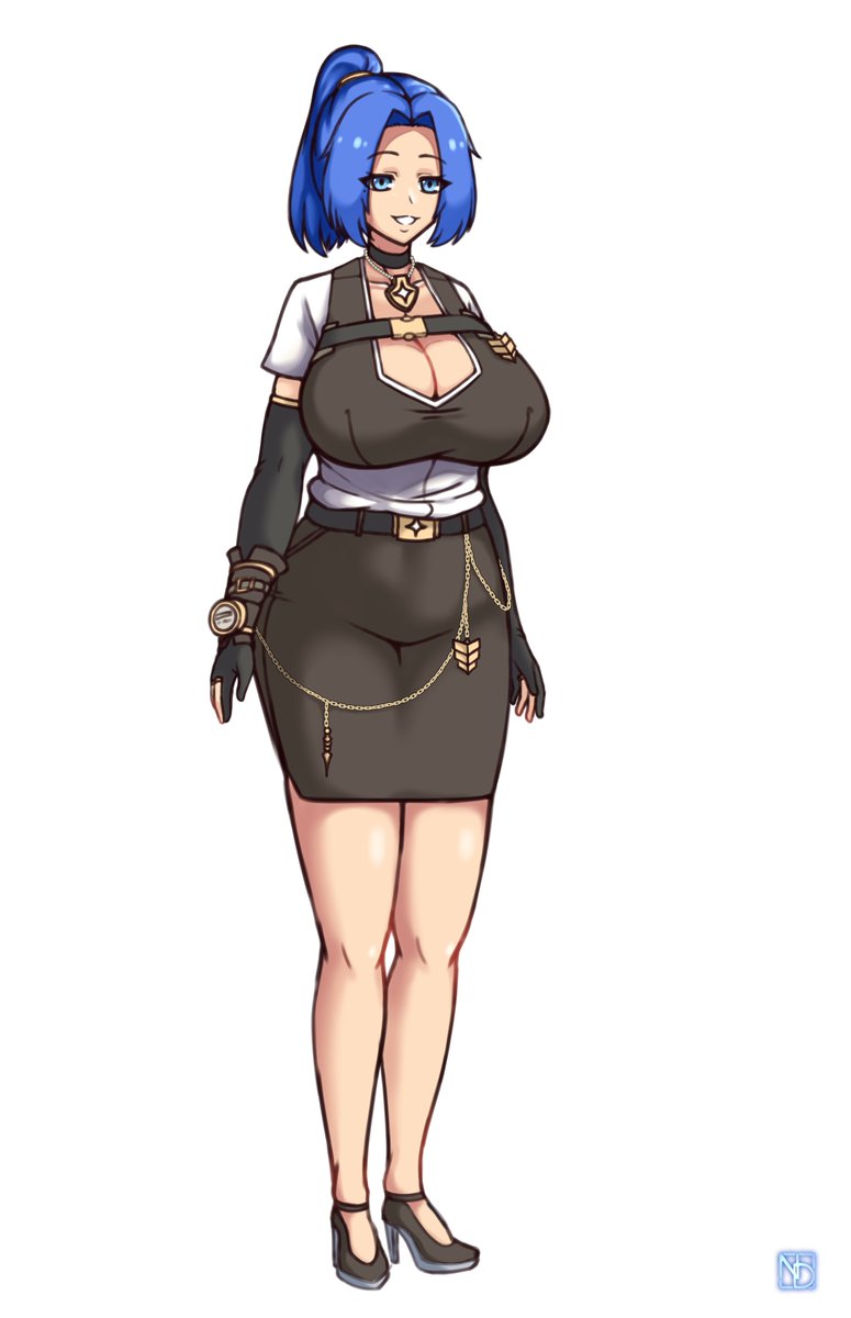 Nep_Draws's tweet photo. Dawn Secretary ver. ☺️📝✨💙 https://t.co/aeuyWC6nze