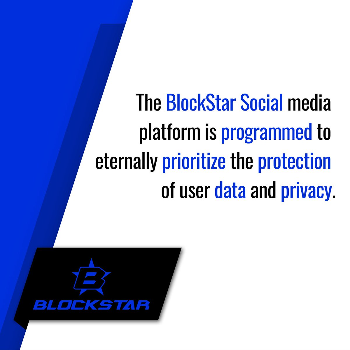BlockStar_BST's tweet photo. #BlockStar built their social media ecosystem in #blockchain to let people utilize the power of #decentralization.
This perpetual autonomy allows BlockStar users to maintain full control of their own #data.
https://t.co/uvkNpDLJdJ

$BST #Security #Crypto #BTC #ETH https://t.co/2g4OjxLkWn
