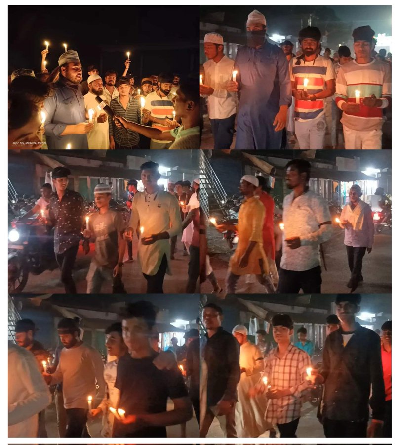 vmanowornever's tweet photo. "सारे मुस्लिम एक जैसे नहीं होते" कहने वालों से एक सवाल है कि अतीक जैसे आतंकी के समर्थन में निकले ये Candle March के विरोध में आपके so called 'अच्छे' और 'देशभक्त' मुस्लिम ने कोई Post/Story लगाई है क्या?

Always Remember: Muslims की वफादारी अपनी कौम के लिए होती है, देश के लिए नहीं https://t.co/J7E38qpavc