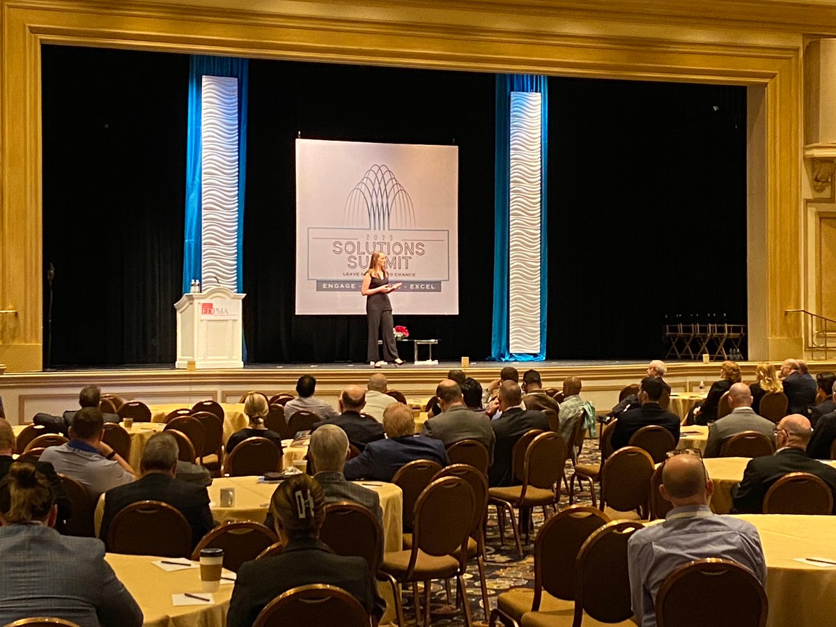 EDPMA's tweet photo. We just heard from our inspirational Opening Keynote, Lindsay Zimmerman, MD, FACEP, on her journey to the Summit of Mt. Everest.
Lindsay demonstrated to everyone at #SolutionsSummit23 how to get out of your comfort zone and the value you can find working with others. https://t.co/2p0neRSFxa