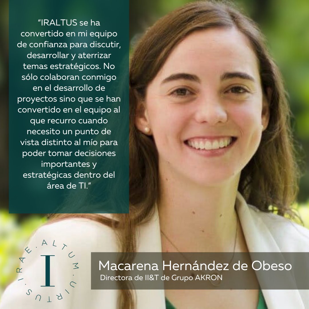 En #IRALTUS, ofrecemos soluciones integrales adaptadas a cada empresa, generando un #impacto inmediato en su negocio. Trabajamos con cada cliente desde la planificación hasta la implementación, asegurando la continuidad del proyecto. #DesarrolloEmpresarial #SolucionesIntegrales