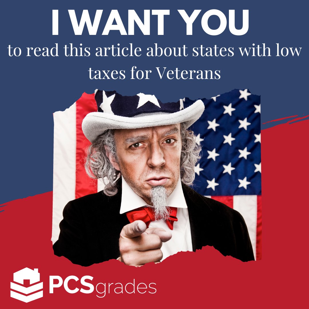 PCSgrades's tweet image. I want you... to read this article for tax day about states with low taxes for Veterans

pcsgrades.com/cms/blog/10-st…

#TaxDay #PCSgrades #taxes #veterans #pcsing #retirement
