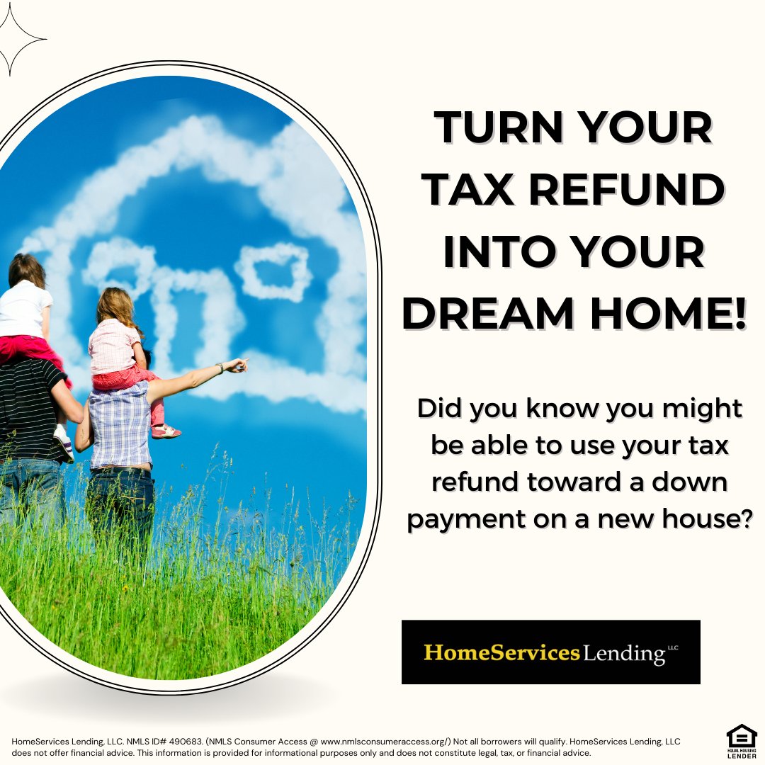 HS_Lending's tweet photo. Tax Day has arrived! Were you aware that you could potentially utilize your tax refund for a down payment? Reach out to us to learn more.

#homeserviceslending #hsllocal #hsl #mortgage #taxday #taxreturn https://t.co/B462vTbiPY