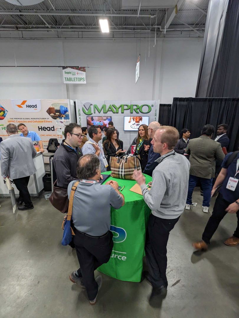 MayproGroup's tweet photo. We are Live at Supply Side East! And it is fantastic to be here again this year!
If you're in attendance, stop by booth #611 and meet up with our staff to learn more about our ingredients.
#SupplySideEast #Maypro #Tradeshow #Supplements #Ingredients #Nutraceuticals https://t.co/Ij8KrbOICm