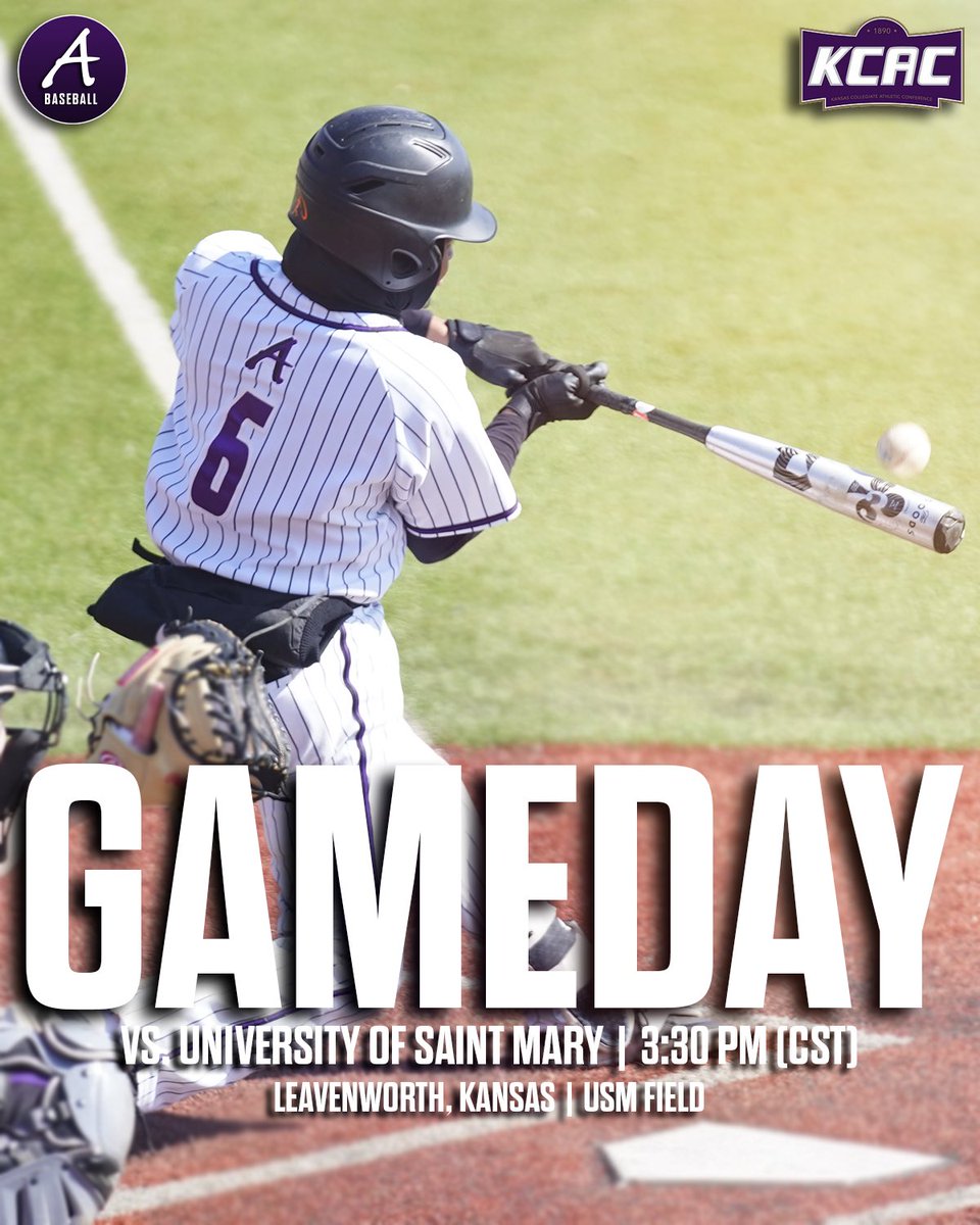 AvilaBaseball's tweet photo. Sko’ Eags 🦅
🆚 | University of Saint Mary
📍 | Leavenworth, Kansas
⌚️ | 3:30 PM (CST)
🖥️ | https://t.co/RCtyVEhrCR
💻 | https://t.co/cNHw5xrt9p
#GoEagles | #DC12 https://t.co/AGkz6JYVBl