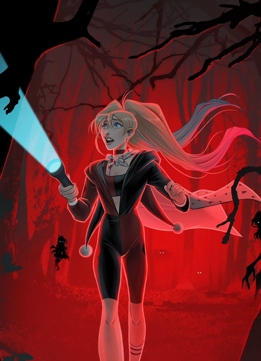 「Variant cover for Knight  Harley Quinn #」|Sweeney Booのイラスト