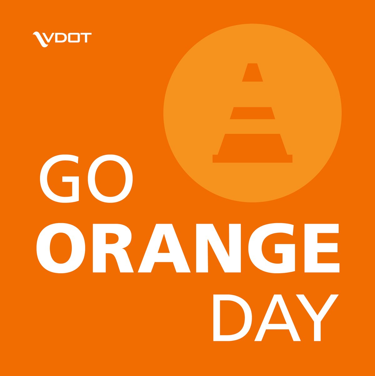 VaDOTSalem's tweet photo. Get your ORANGE out! Tomorrow is Go Orange Day, #Virginia! Show us yours as we all dress in ORANGE tomorrow to support our crews and the importance of #WorkZoneSafety during #NationaWorkZoneAwarenessWeek! Show us what you got #Virgina! https://t.co/t8ECOYv4RI