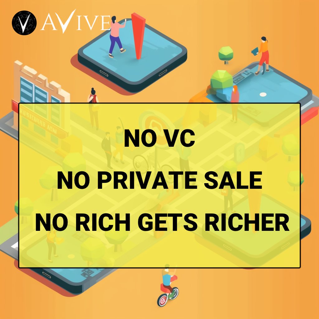 AviveAPP's tweet photo. ✅ Anti-VC, Anti-PrivateSale
✅ Community For The People, By The People
✅ No Rich Gets Richer, No Poor Gets Poorer

Sounds Like A Dream?

👉It's #AviveWorld For #AviveCitizens https://t.co/5xtDrbzsfu