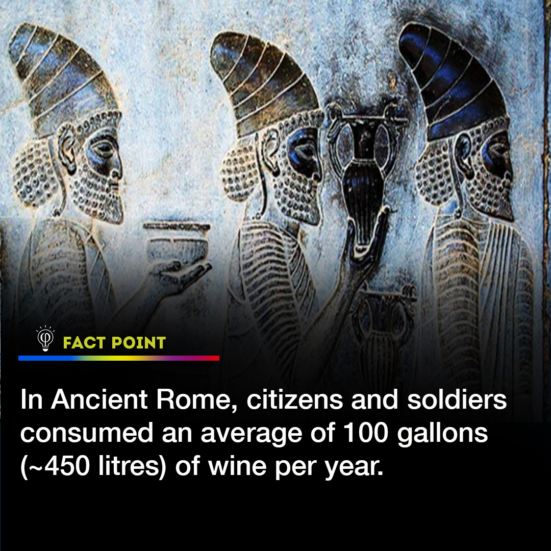 FactPoint's tweet image. Raise a glass to Ancient Rome! 🍷  #AncientRome #WineCulture #ModerationIsKey #Cheers #HistoryLesson #SipSipHooray
