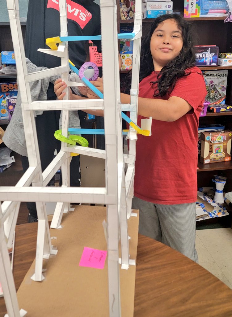 TimberwolvesGT's tweet photo. Rollee coaster engineers hard at work!!! @NISDGTAA @NISDLinton
#paperrollercoasters #GATE #WhyGT #NorthsideGT #NISD #RootEdLinton https://t.co/7ssSqsZtK3