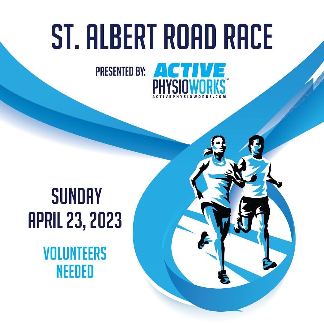 Volunteers needed for the St. Albert Road Race on Sunday, April 23, 2023.

Sign up now: volunteersignup.org/HHCEF

#stalbert #yegvolunteer