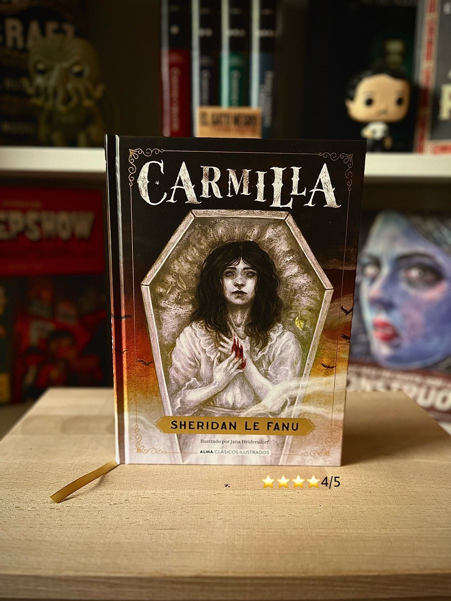 Carmilla.
Sheridan Le Fanu.
<a href="/AlmaEditorial/">Editorial Alma</a> 

🧛‍♀️Un clásico que aún no había leído y que me ha sorprendido gratamente, sobre todo si tenemos en cuenta que los vampiros no me vuelven loca.

Reseña completa👇🏻
instagram.com/p/CrLx21-oKst/…