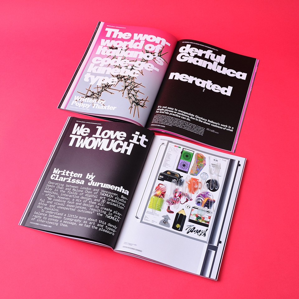 type01_'s tweet photo. IN PRINT 😜 The Experimental Type Issue 🔥🔥🔥

Delighted to finally give you all an insight into what you can expect to learn and gain from the 6th issue of TYPEONE Magazine!

Full text on our Instagram 🥶

Printed by: Pressision Creative Print &amp; Finishers (@pressisionltd) https://t.co/ThR3rkuUb7