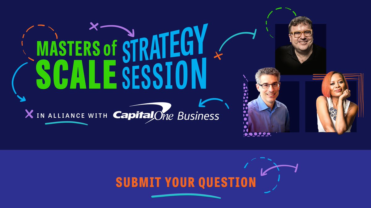 reidhoffman's tweet photo. Reminder: This Thursday, we're having another @mastersofscale Strategy Session.

Register here: https://t.co/vdBvjGw864 https://t.co/L8uxYzgano