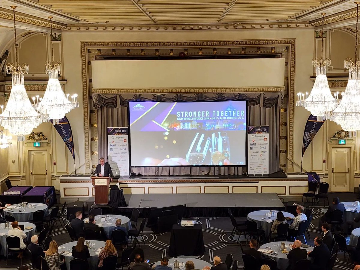 _Experior_'s tweet photo. Our directors are attending the annual CAILBA conference, Stronger Together, held in Quebec City. Pictured are our Director of Operations Nathania Millette, President Lee-Ann Prickett, CEO Jamie Prickett, and our CXO, Shelden Smollan. Staying up to date with the industry. #CAILBA https://t.co/ENeP2fDZuq