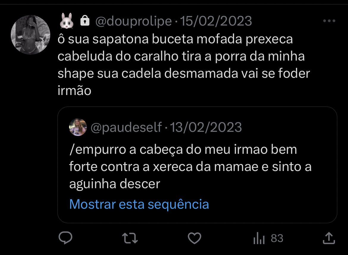 ceciporns's tweet photo. meu morzi tá apagando os tweets da rant mas tô tentando recuperar alguns pra mostrar pra vocês https://t.co/WYg7g0UQfw