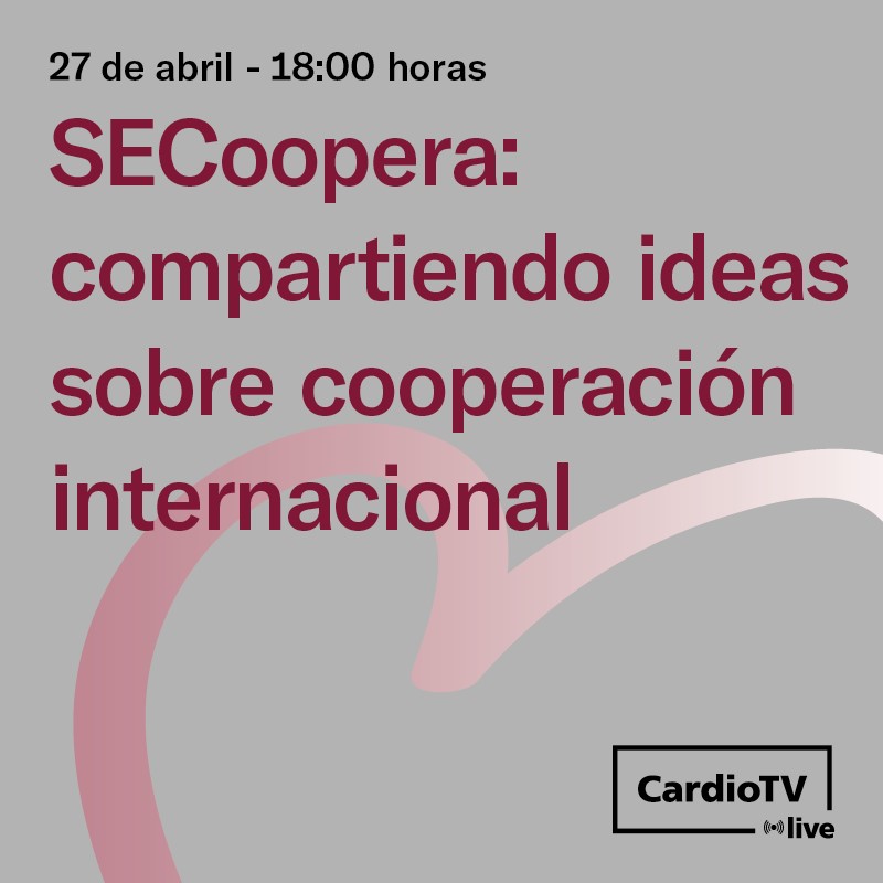 secardiologia's tweet photo. Próximo #CardioTV 👉 jueves 27 a las 18.00 h. sobre #SECoopera.

@MartaFarrero, Francisco García, Sofía Cuenca, @InyakiAlegria, Francesca Perin y @ovediacruz compartirán ideas para diseñar un programa, consejos para cooperantes y su experiencia. 

🔗 https://t.co/46sYTVHSis https://t.co/E3ZeqsBE6J