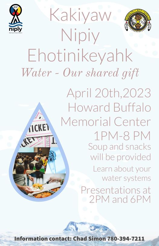 SamsonCree's tweet photo. @SamsonCree This week: #Water #Nipiy #Conference April 20, 2023 &amp; #Guitarfest at the Maskwacis High School Jonas Applegarth theater April 22, 2023 #Music #NativeTalent @CFWENews @893TheRaven @Zed989RedDeer @ https://t.co/EFKRqEIrbL
