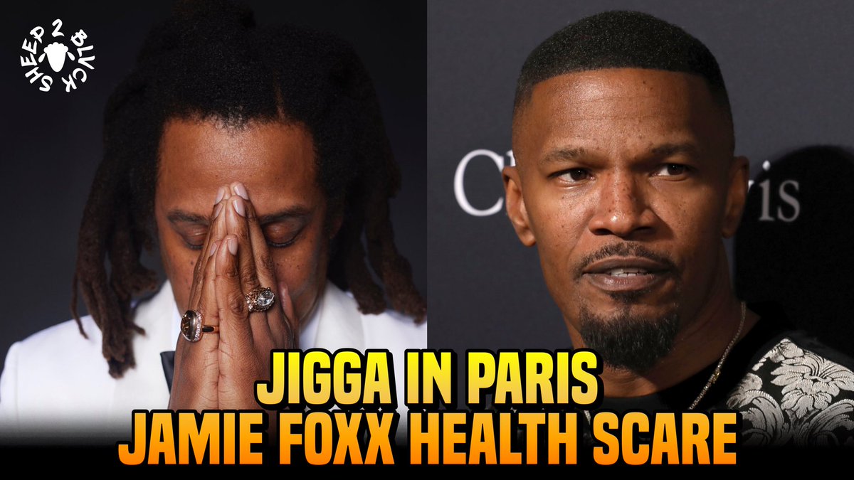 2BLVCKSHEEP's tweet photo. ⚛️ The Sheep Show ⚛️ 

“Mandela Effect” (ep. 165)

✳️ Jay-Z’s Paris show
✳️ Jamie Foxx has health scare
✳️ Universal Music vs. AI (ChatGPT)
+ Ice Spice, Harry Potter &amp; more‼️

🎧: https://t.co/6OlE6dxu1w
🎧: https://t.co/4nr7jUnCf9
🖥️: https://t.co/ZgHB5AEISw https://t.co/KXAt71E765