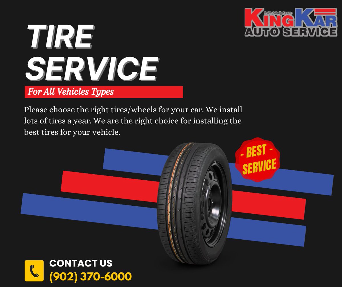 kingkarpei's tweet photo. Don't let tire trouble ruin your spring adventures! From tire rotations to pressure checks to new tire installations, KingKar has you covered. Trust us for all your tire needs! #KingKar #autoservice #bestserviceintown #tireservice #APMGroup #servicetrustvalue https://t.co/yPDHvkTAZf
