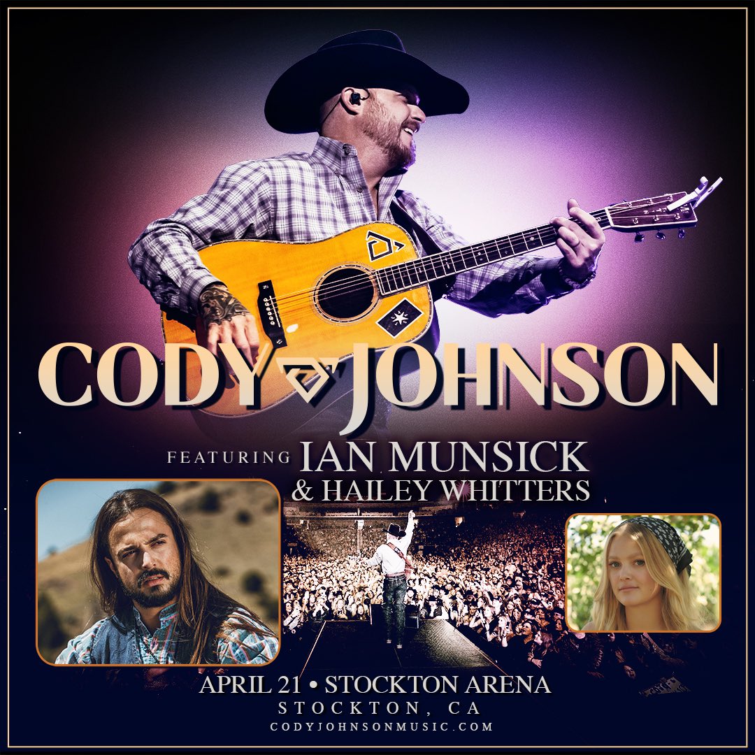 Cody Johnson on Twitter "Stockton, CA! Low ticket alert for this