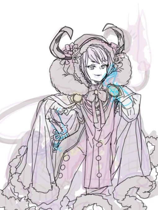 生きているのである!ただ、なんにも描けていないだけで、元気です!!!ィヤッホォォォイ!!!です!!これ、レルダの校長先生の練習ッスね…、元の絵をもっと観察する必要があるって痛感しました!!!!がんば〜る!!! 