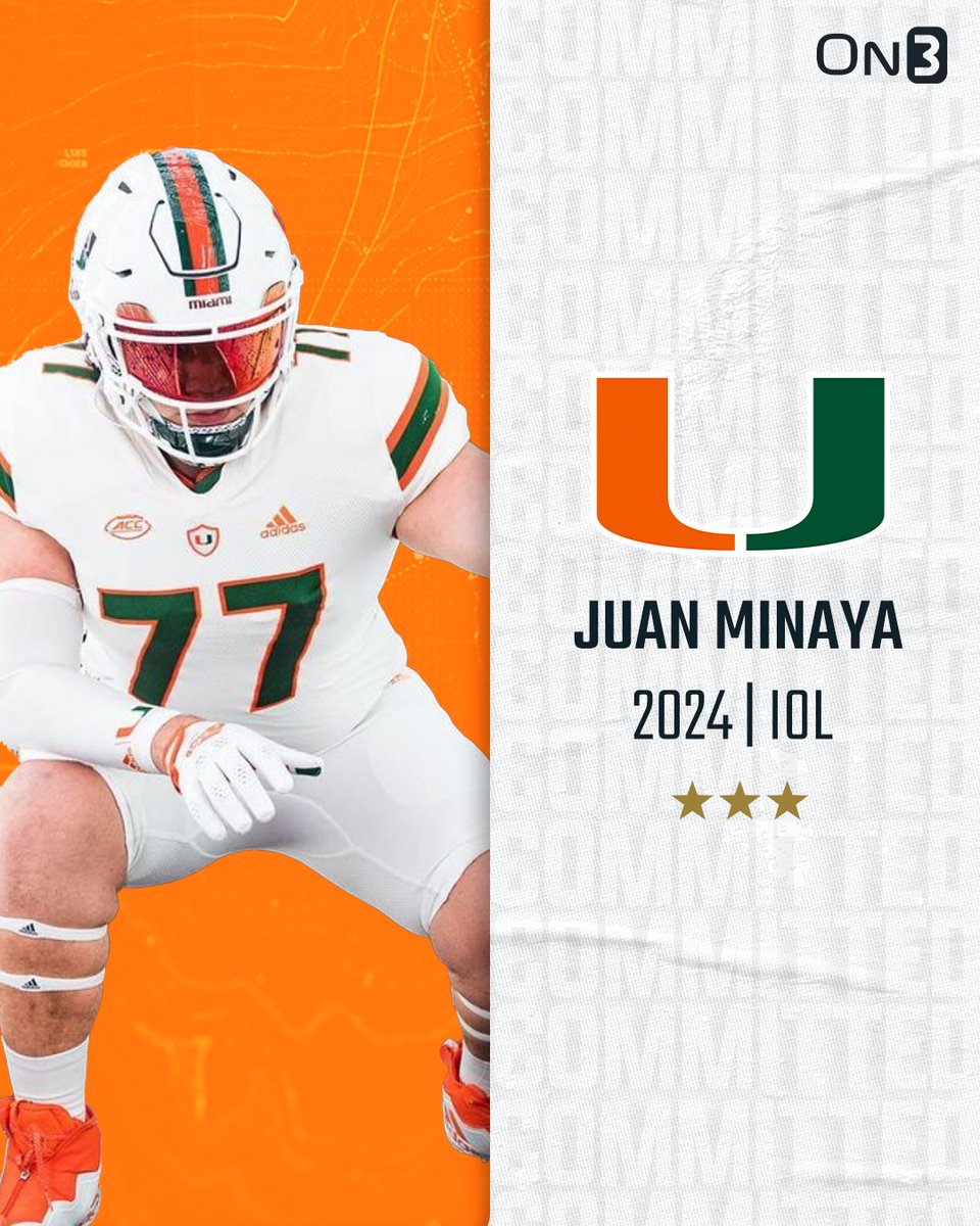 On3 Recruits on Twitter "🚨BREAKING🚨 2024 OL Juan Minaya has committed
