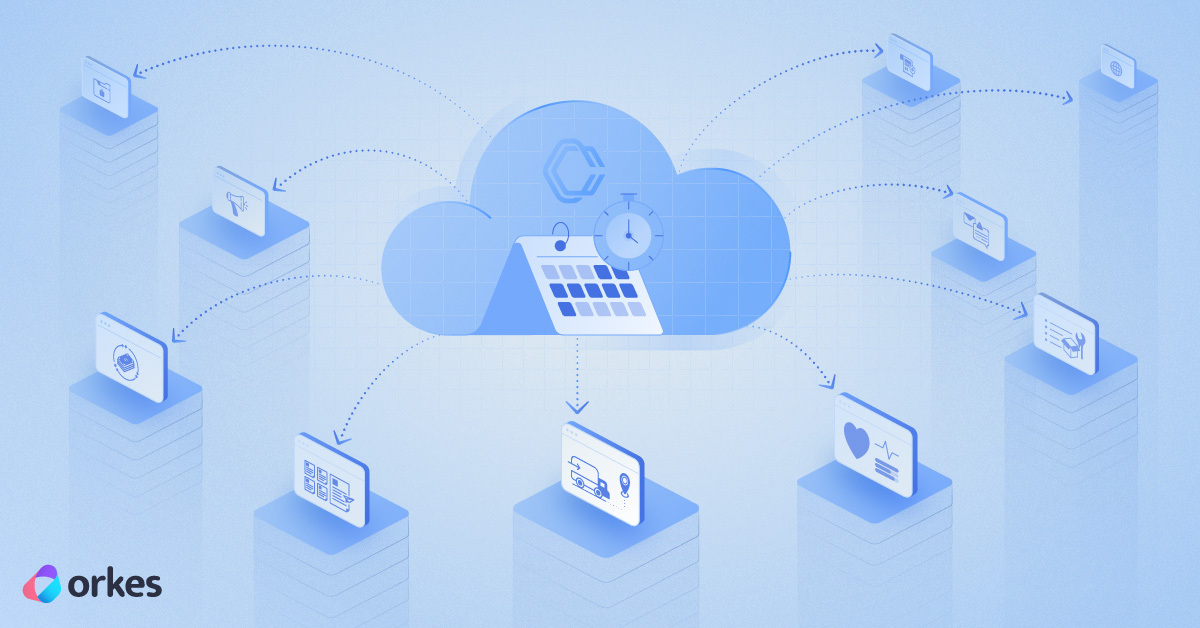 orkesio's tweet photo. Struggling with expensive and complex external scheduling systems for apps?⏳
With Conductor’s in-built scheduler functionality, you can build and schedule applications directly from a single platform. 
Read more:https://t.co/sWbNob6Vuz
#netflixconductor #orchestration #scheduler https://t.co/zKWBtszbLC