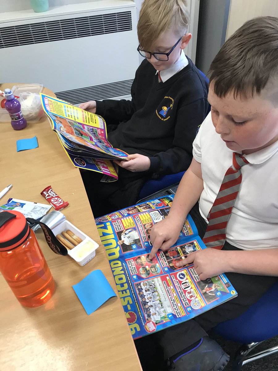 AyresomePrimary's tweet image. Our debate over lunchtime was interesting as Y6 got to grips with some football focussed reading while trying to explain to Mrs Haylock that they believe @Boro could overtake her team of @SheffieldUnited ⚽️ #engagedtoread #footballantics Well done 👏 @AdAstraTrust @MiddlesbroSGO