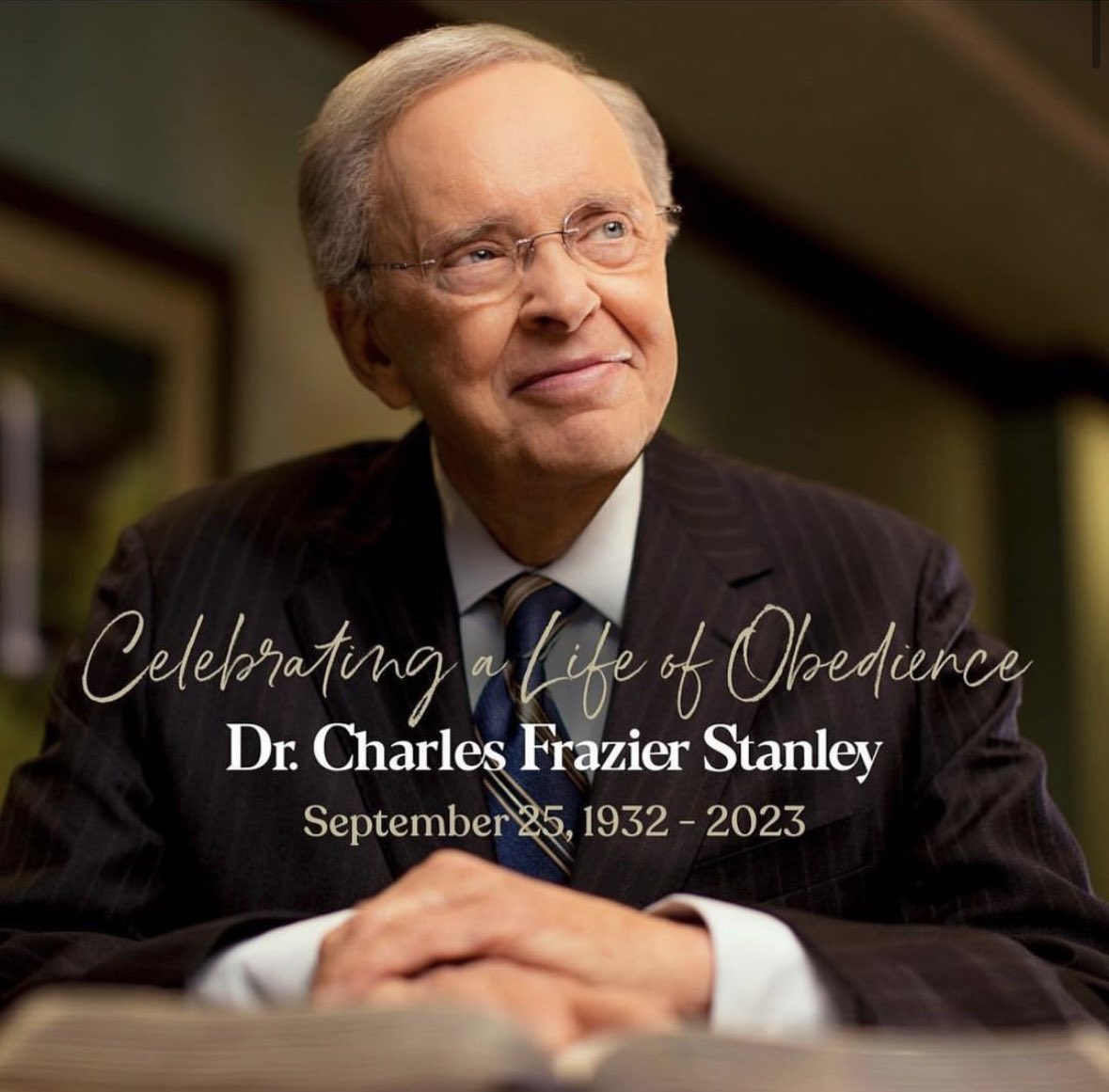 jackngraham's tweet photo. Charles Stanley…a spiritual legacy that will last for generations. I am grateful for the preaching ministry of this man and his commitment to the Word of God and the testimony of Jesus. All the praise goes to Jesus. https://t.co/tI9Bd9S2Zr