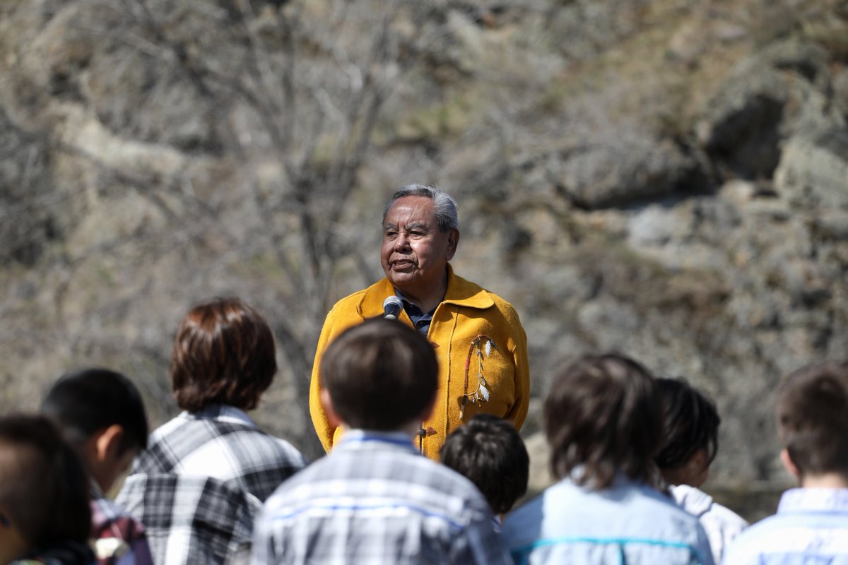 For more than 100 years, syilx people have been denied access to the salmon fishery, according to OIB, but now the community has been able to buy back one acre of the site after the land went up for sale on the open market. 2/3 #Penticton #Okanagan 
#OKFalls