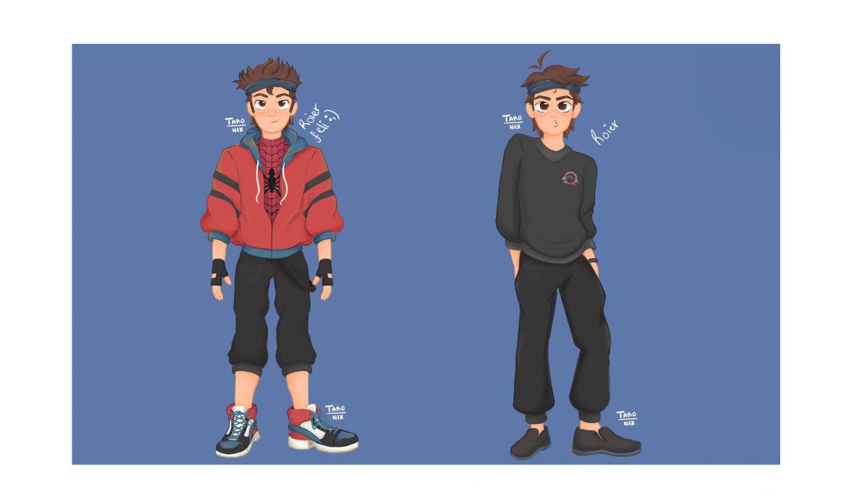 Taronix_26's tweet photo. Por fin termine mis diseños que tengo de Ro, mil años después de que lo empece, pero por fin.
En si tenia una versión más, pero la verdad es que no quede nada satisfecha con el, pero ya quería subir algo asi que lo deje para después.
#tripita #roierfanart #roier #QSMP https://t.co/7lQhWhVf3i