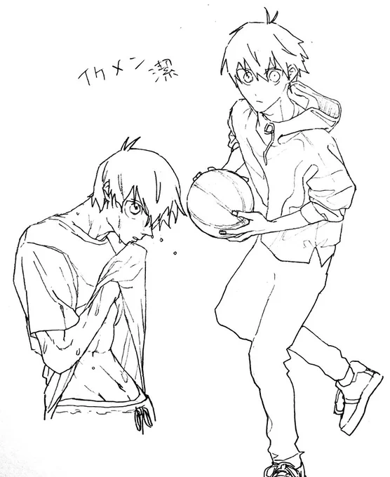 バスケも似合う潔世一🏀 