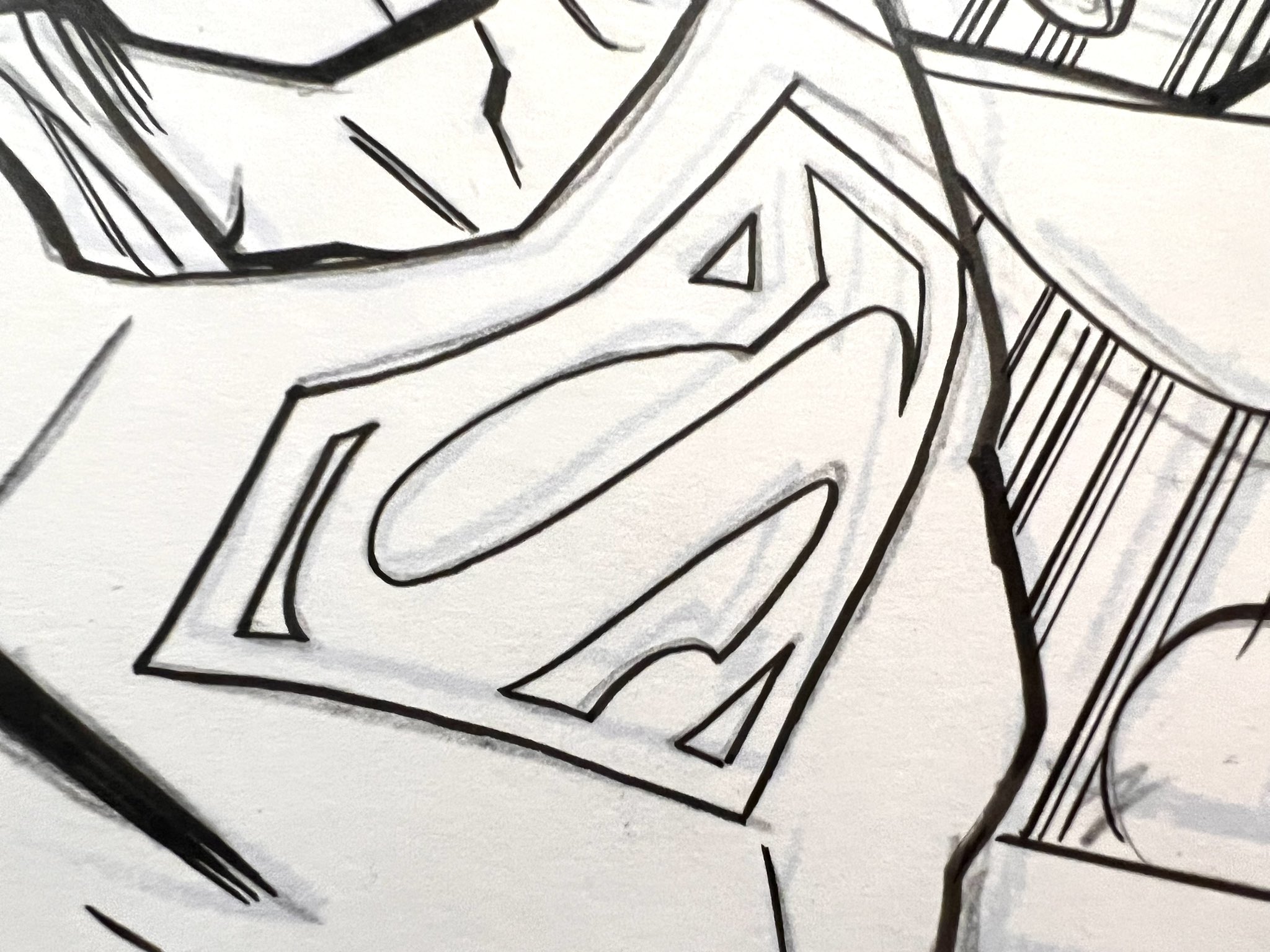 Aggregate 139+ superman logo drawing best
