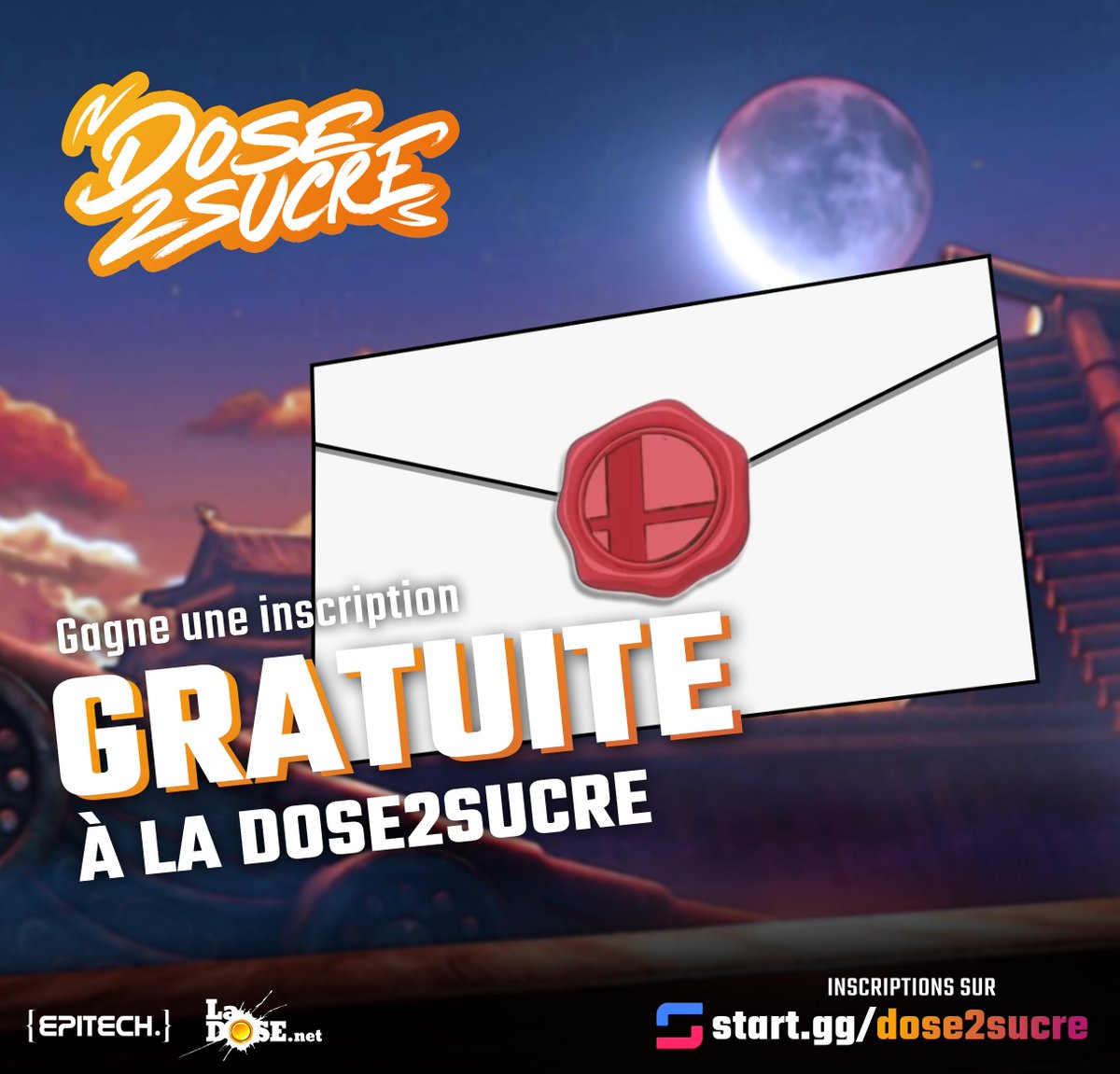 Gametek_Lyon's tweet photo. 🚨 CONCOURS 🚨

Nous vous faisons gagner 2 places pour la DOSE2SUCRE du 20 Mai ! 🤩 🤩

Pour participer, rien de plus simple : il suffit de RT ce tweet. 🔁

Tirage au sort dans 48h. Bonne chance à tous !

📝 Inscrivez-vous dès maintenant sur
➡️ https://t.co/BW3JGKnMWv https://t.co/GCHVYSESd9