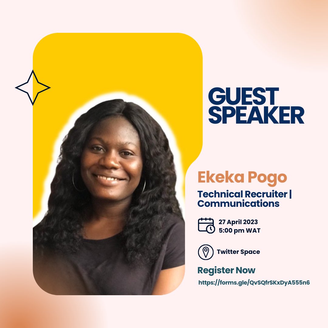 ojile_tryphena's tweet photo. as we discuss issues around education and mentorship in ICT for the average African female. 

Kindly register using the link below, and lock down your calendars for this amazing event. Also come "questions ready" for the speakers, we can't wait to chat with you. https://t.co/5o1AUBcJkD