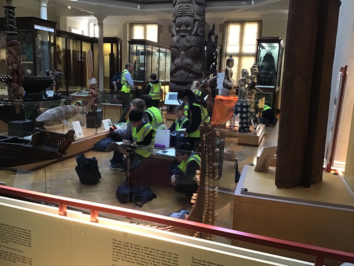 DameBradburys's tweet photo. An enjoyable day for Year 6, visiting numerous exhibitions at the Fitzwilliam museum and museum of Anthropology and Archaeology. #SPFschools https://t.co/1F9PHS8kZw