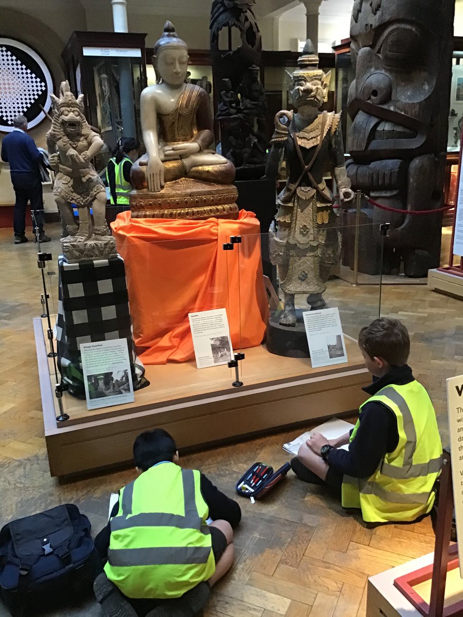 DameBradburys's tweet photo. An enjoyable day for Year 6, visiting numerous exhibitions at the Fitzwilliam museum and museum of Anthropology and Archaeology. #SPFschools https://t.co/1F9PHS8kZw