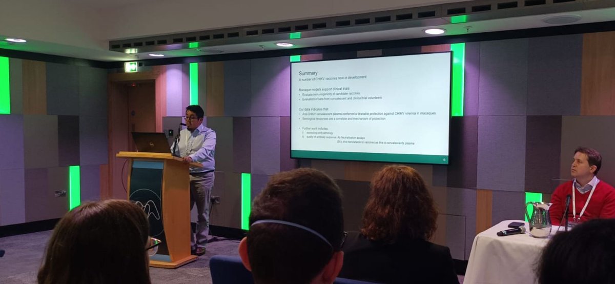 What an interesting talk on #Chikungunya and serological response by @DAYara1991 🤩 today at #microbio23