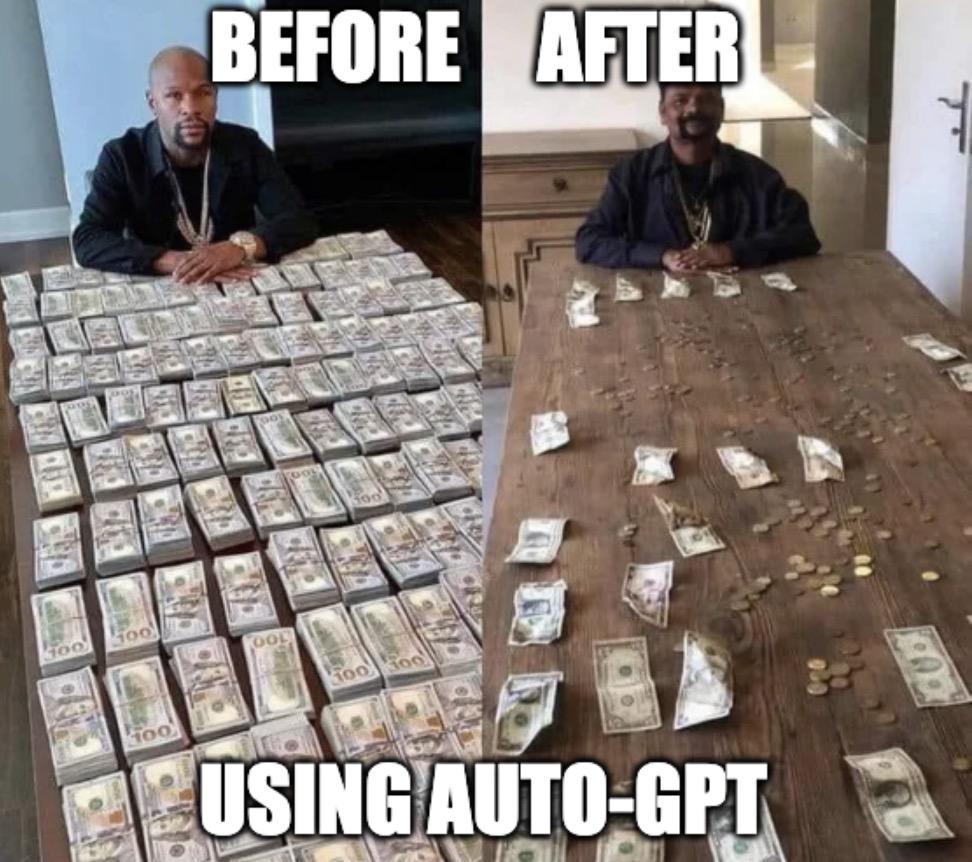 MetaversoFlow's tweet image. ¿Está #AutoGPT EXTREMADAMENTE SOBREVALORADO a día de hoy? 
¿Qué opinas?
👇👇