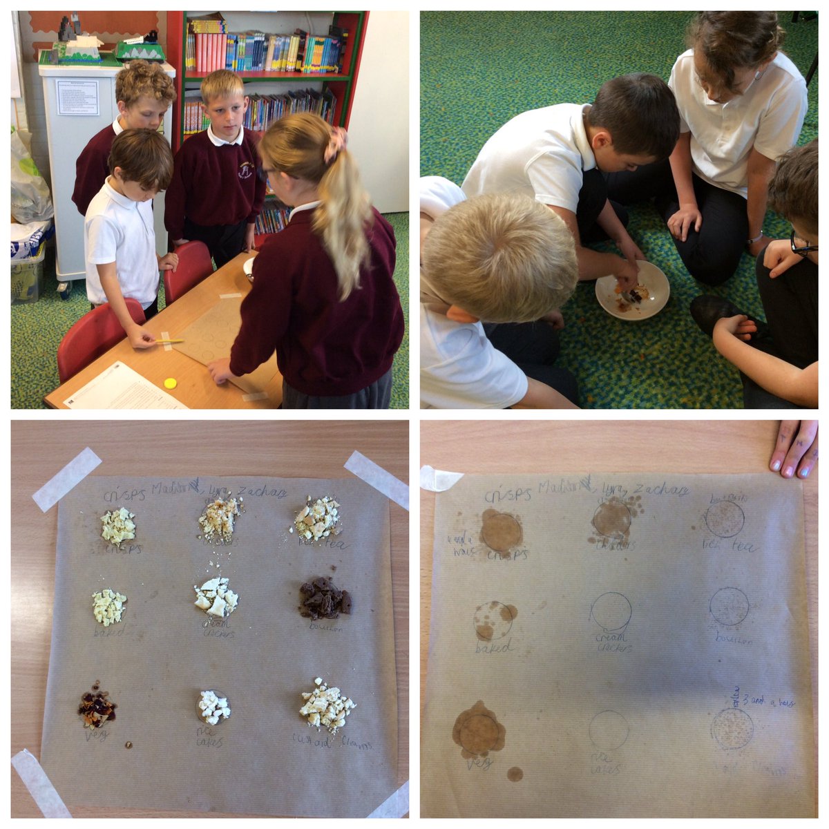 KS2 have been investigating the fat content of different foods. They were surprised that vegetable crisps are not as healthy as you’d think! Some have suggested that they will switch a packet of crisps for a rice cake!