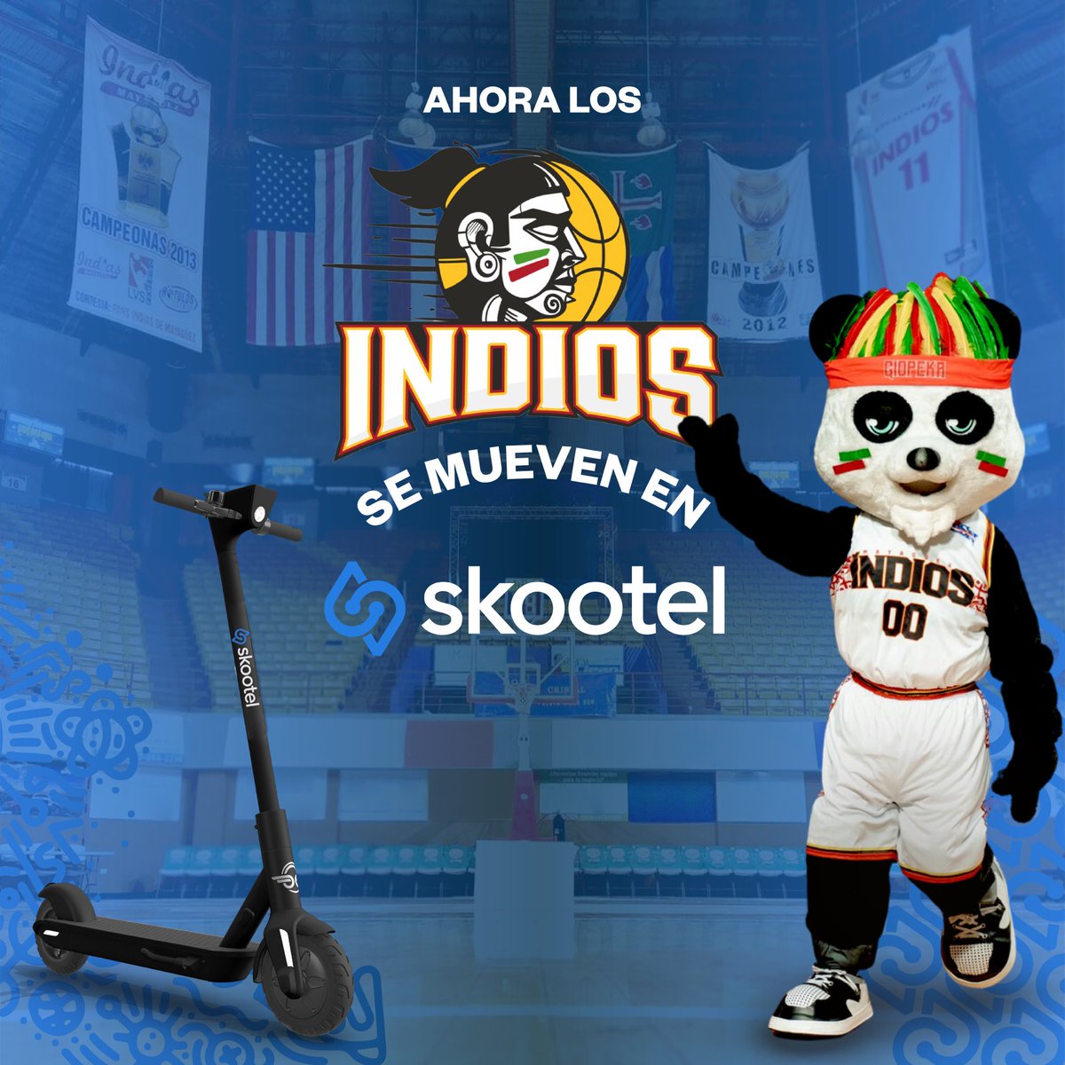 Un junte pa’ la historia 🔥

#LaTribu se mueve diferente con Skootel 🛴

Vamo' arriba <a href="/IndiosBSNPR/">Indios de Mayagüez</a> 🏹

#skootel #muevetediferente #puertorico #indiosdemayagüez