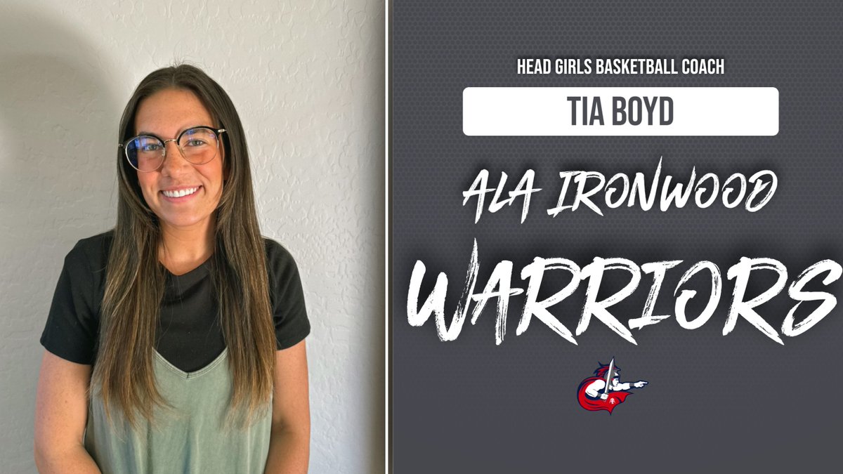ALA Ironwood is excited to announce Tia Boyd as our new Head Girls Basketball Coach! 

Coach Boyd was an all region basketball player at our sister school, ALA Queen Creek and went on to play college basketball at Snow College.