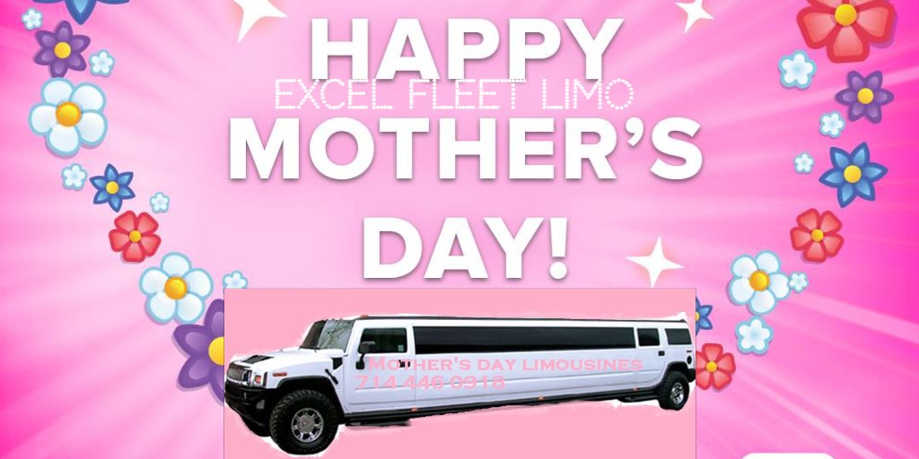 excelfleetlimo's tweet photo. Our Mother's Day limousines😊Sure to put a smile on her Face for Mom, Grandma, Aunt, Sister, Bonus Mom, and everyone else you adore 💗https://t.co/HG4EVz1XVm
#MakeHerDay #MothersDay #mothersdaygift #mom #mother #mama #family #motherhood #celebratemom #limousine #limorental https://t.co/RAlwRQSBNN