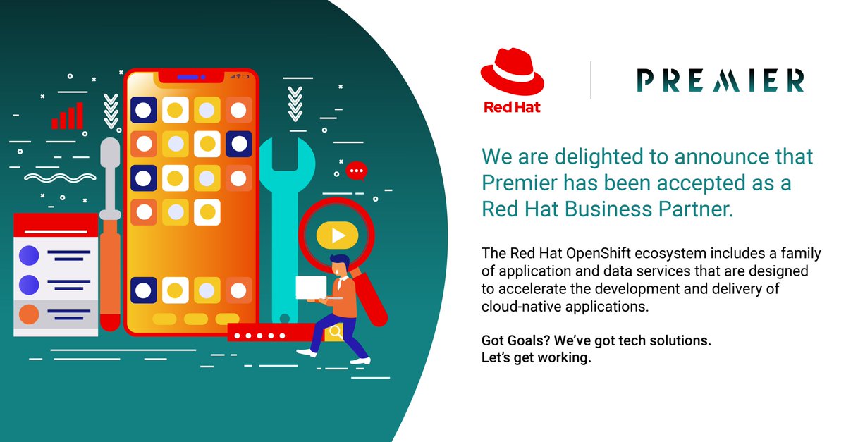 Premier and Red Hat making things happen!
#redhat #OpenShift #businesspartner