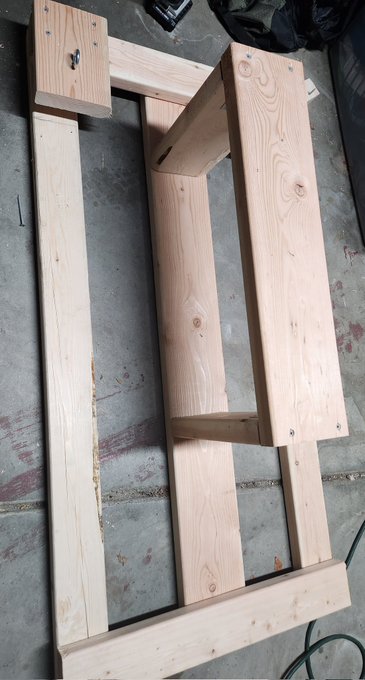 Anyone guess what Soot has been building?  Still very rough and nowhere near finished, but its coming<a href="/tag/bdsm"class="tags"><span>#bdsm</span></a><a href="/tag/bondage"class="tags"><span>#bondage</span></a><a href="/tag/kink"class="tags"><span>#kink</span></a><a href="/tag/ponyplay"class="tags"><span>#ponyplay</span></a>