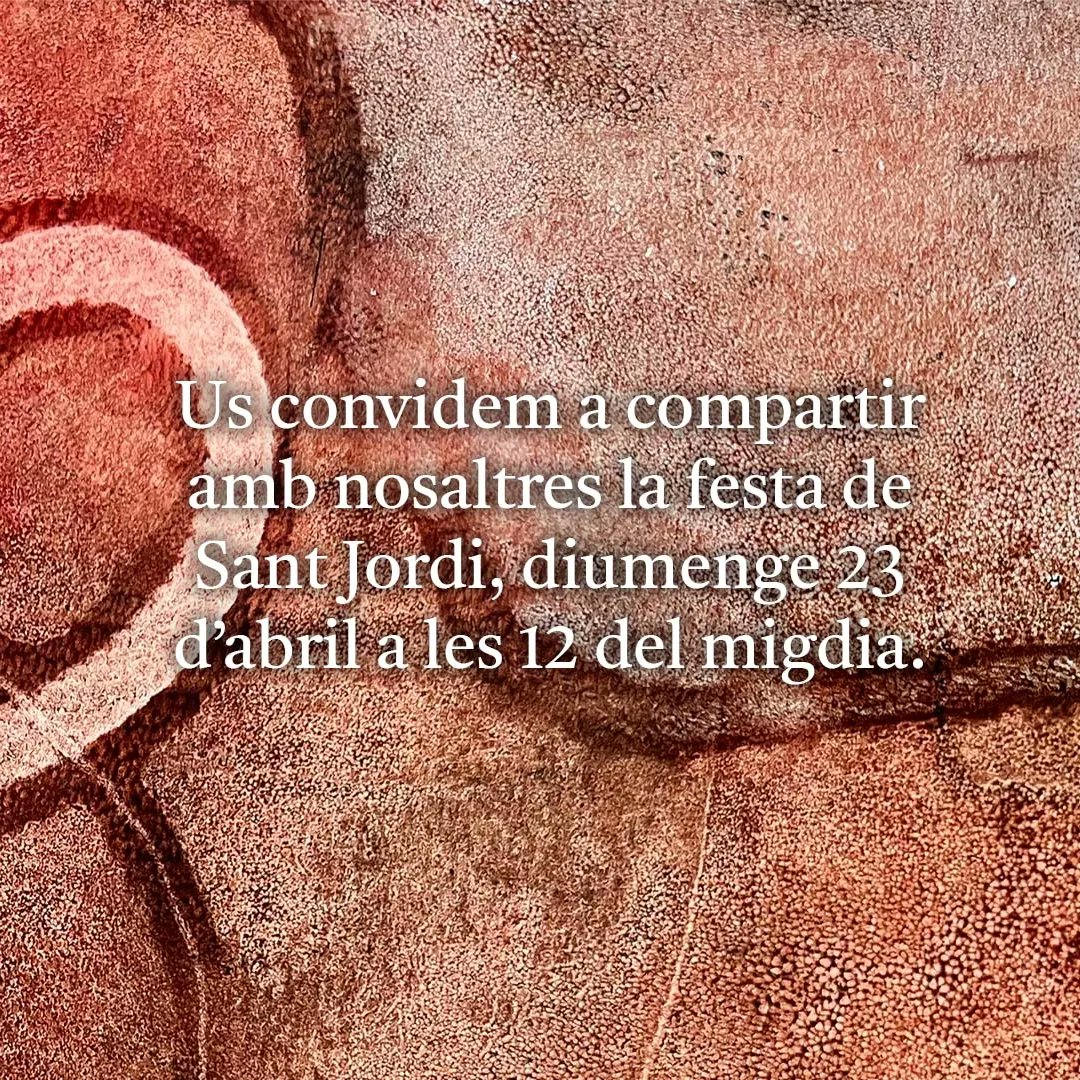 EscolaElPuig's tweet photo. SEGUIR RASTRES, DEIXAR-NE
Perejaume

Us convidem a compartir amb nosaltres la festa de Sant Jordi el diumenge 23 d’abril a les 12 del migdia.

#escolaelpuig #perejaume #festadesantjordi #projectes https://t.co/AYAmlOtNan