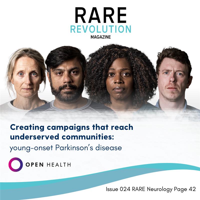OPENHealth's tweet photo. Read our latest article in the Rare Revolution Magazine, written by George Allen, Associate Strategic Planner at OPEN Health to learn more about creating campaigns that reach underserved communities following our pro bono work with @SpotlightYOPD:

https://t.co/JUD2LpCUdk https://t.co/veiOkjgd0Y