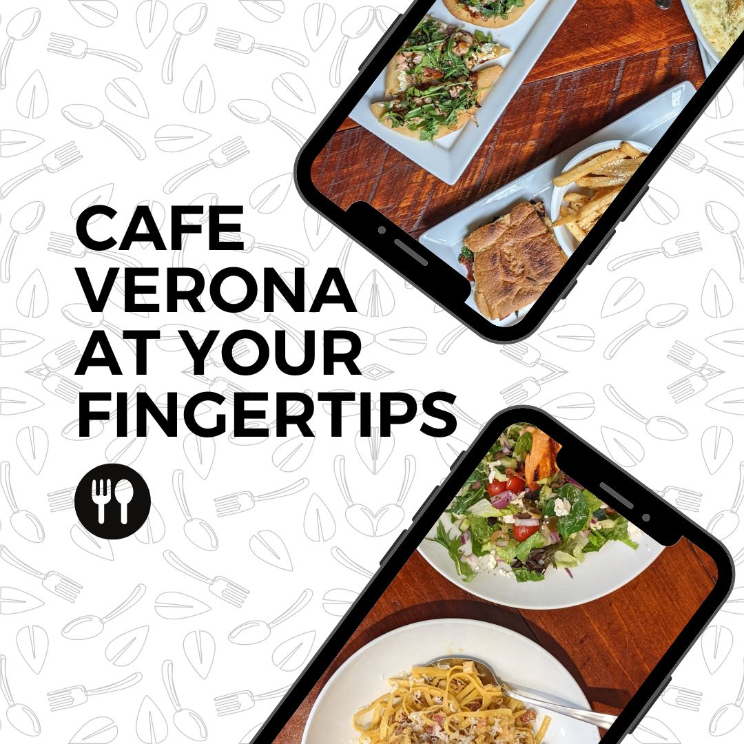cafeveronaind's tweet photo. Take a break with Cafe Verona! Let the good food come to you by ordering online. DoorDash can deliver, or if you feel like picking it up fresh, order online and take it home to enjoy. Go to https://t.co/lg6RgAstTm and order up lunch or dinner today! https://t.co/0NgueMhBov